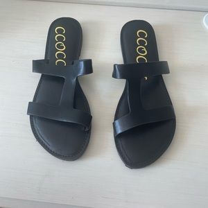 Ccocci Black Sandal - 5.5